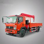 Hydraulic Crane 6.3 Ton Truck Mounted Crane Straight Telescopic Arm Boom Lorry
