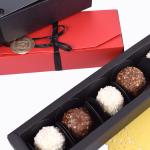 Recycled Material Kraft Paper Food Gift Packaging Box Chocolate Truffle