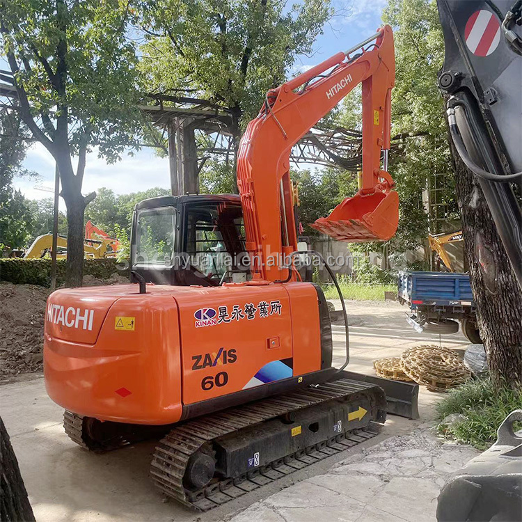 Second Hand Hitachi Excavator With Original ZA/IS60 Engine And Hydraulic Pump