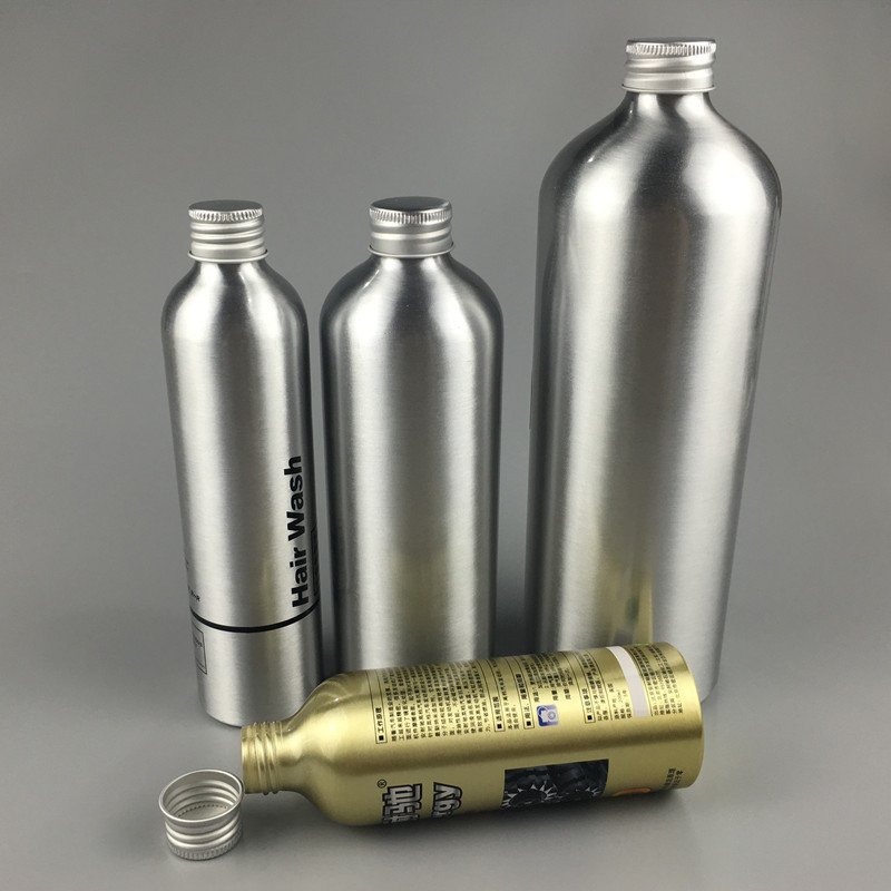 Empty Silver 15ml 30ml 50ml 100ml 250ml 500ml 600ml 1000ml Aluminum Water Bottle PERFUME Personal Skin Care Packaging