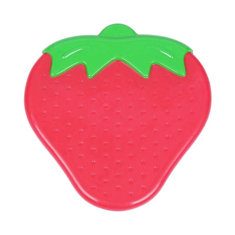 3+Month Rubber Safe Strawberry Silicone Baby Soother