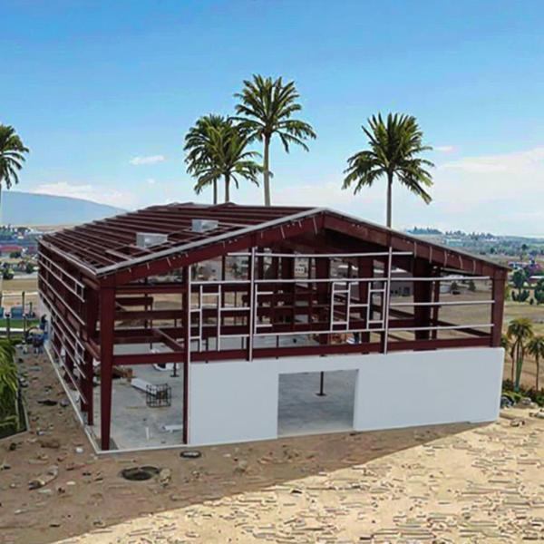 Hot Dip Galvanized Painted Steel Structure Warehouse Building Professional
