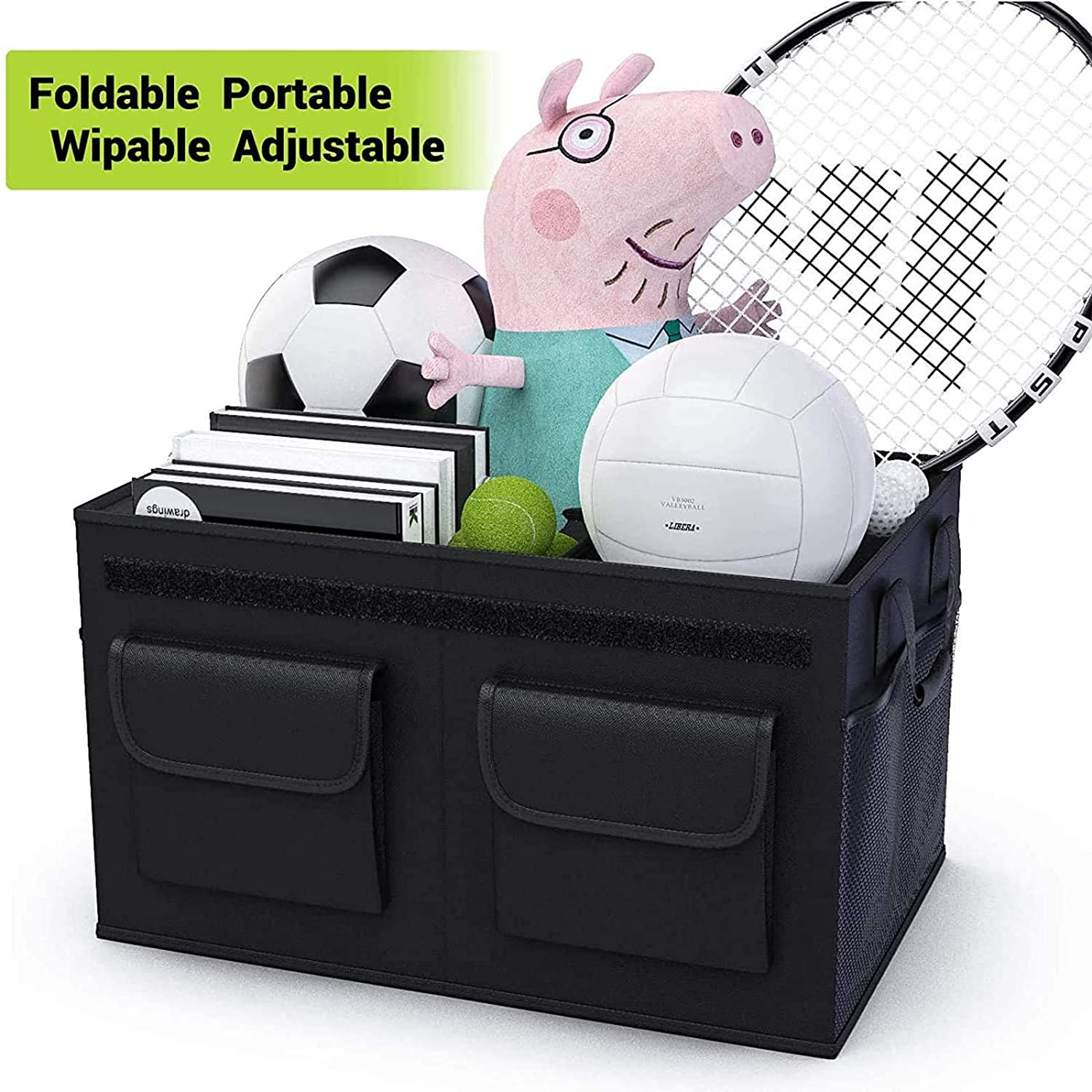 SUV Truck Car Backseat Storage Bag Cooler Foldable Large 21.7X15.7X11"