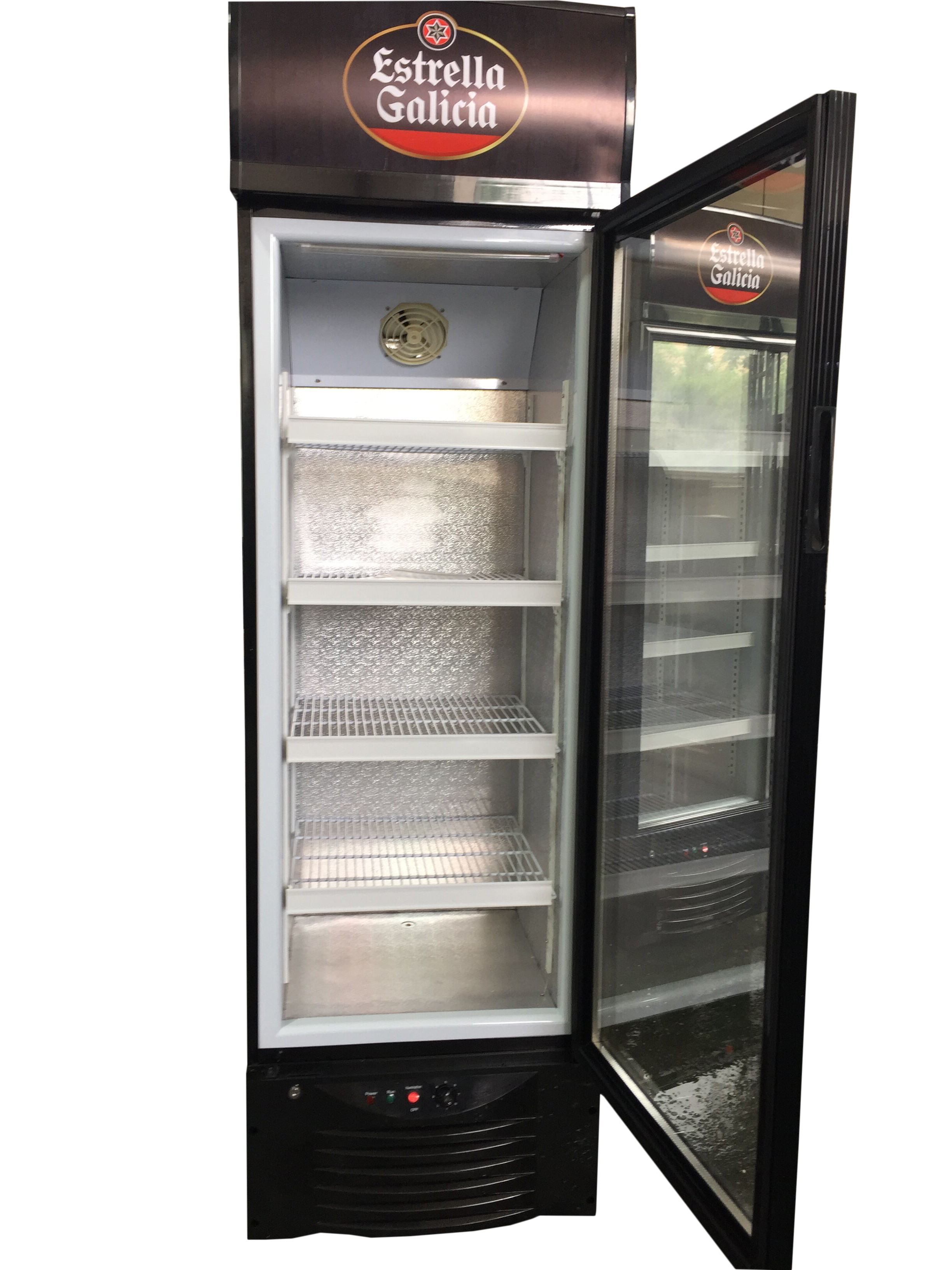 235L Supermarket Transparent Glass Door Cold Showcase Display Refrigerators SC235B