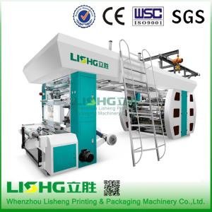 China 6color central drum flexographic plastic bag paper non woven pp wovenprinting machine wholesale
