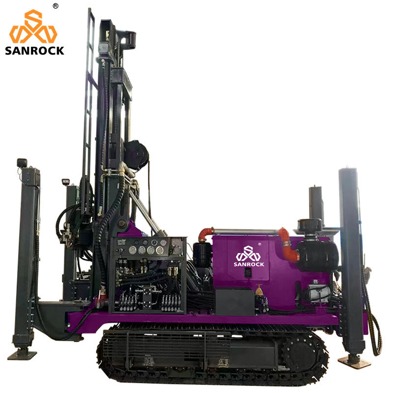 High Efficiency Water Well Drilling Rig Hydraulic Borehole Water Well Drilling Machine