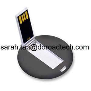 China Custom LOGO Printing Best Quality High Speed Plastic Mini Round Card USB Pen Drives wholesale