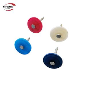 China Hot Electro Galvanized Plastic Cap Nails Heat Preservation Construction Fixings wholesale