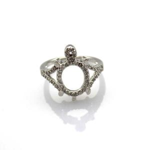 China Women Jewelry Sterling Silver Ring with Cubic Zirconia(SRT268) wholesale