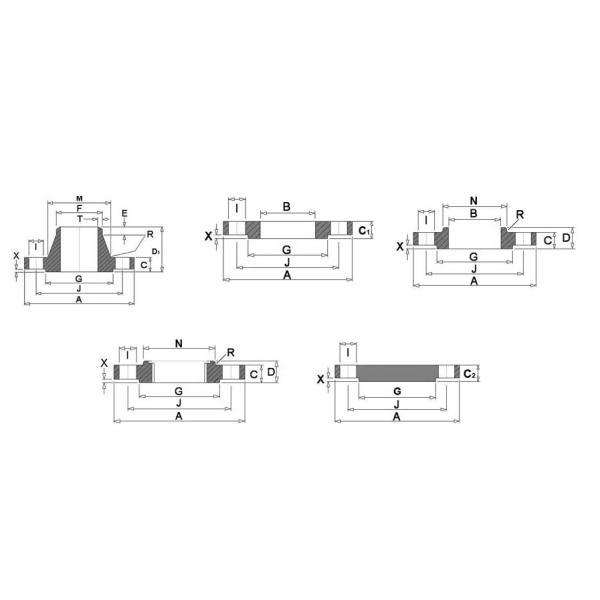 BS 4504 PN6 Flange Dimensions