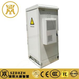 China 19 Inch Standard Galvanized Steel IP55 Outdoor Power Cabinet With AC220V Air Conditioner wholesale