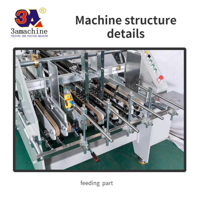 Automatic Carton Box Folder Gluer Machine for Corrugated Boxes Stable and Durable