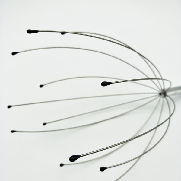 Portable Handheld Head Scalp Massager Metal Head Scratcher Massager For Stress Relief