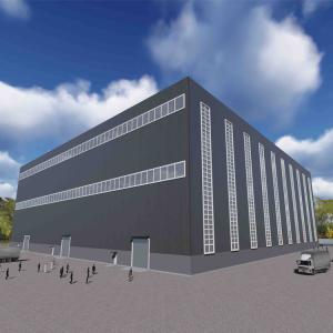 China Large Space Pre Engineered Aircraft Hangars , Steel Hangars Garages wholesale
