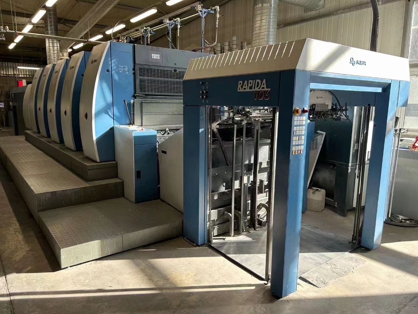 Used Digital Numbering Germany Heidelberg Printing Press Machine With Dimensions 2800*2800*1600mm