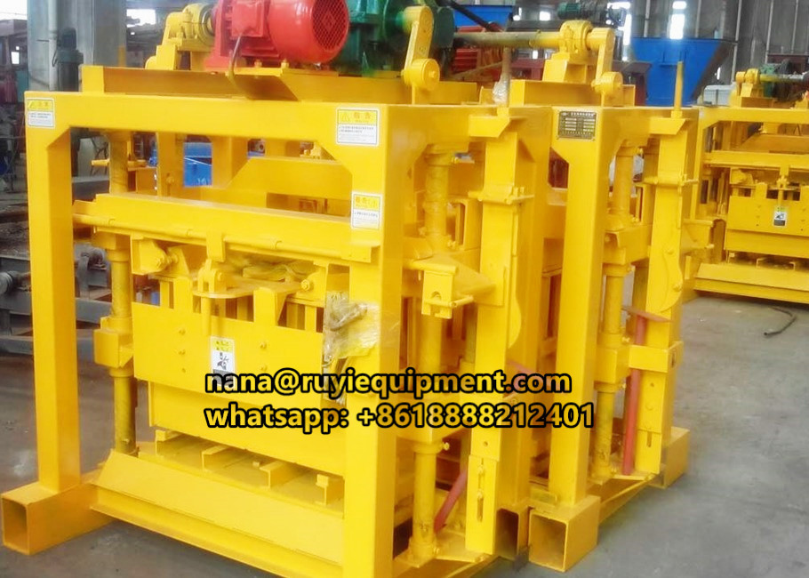 high quality 4-40 small concrete block machine for hollow blocks