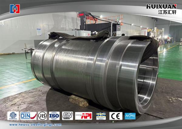 1045 / 4140 / eccentric Heavy Steel Forgings Cylindrical Sleeve Alloy Steel