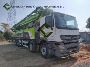 China Zoomlion ZLJ5440THBBF 56X-6 RZ Mercedes Benz Used Concrete Pump Truck Four Axle 56M wholesale