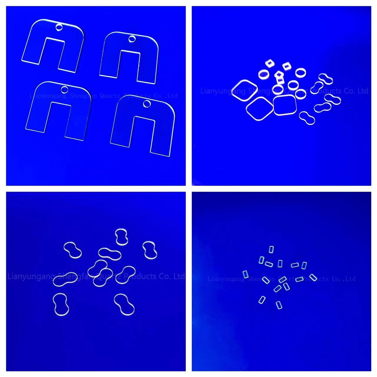 Custom High Purity Fused Silica High Resistant Quartz Glass Disc For View Window