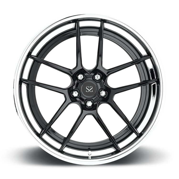 Polished 2PC Forged Alloy Custom Rims 20 21 22 Inch 5x112 For GLS Wheels