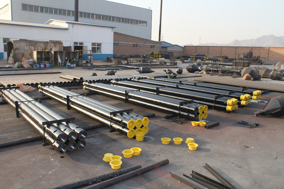 50mm 60mm OD High Steel DTH Drill Pipes / Steel DTH Drilling Tools for Rock