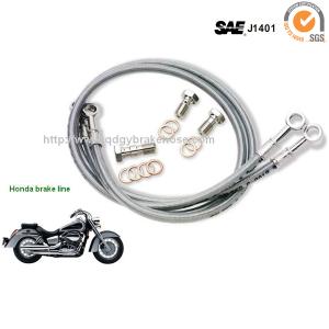China dot approved stainless steel wire braided brake line wholesale