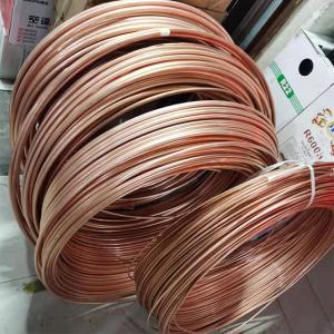 China Refrigeration Welding Copper Tube Round Coil 500mm Air Condition wholesale