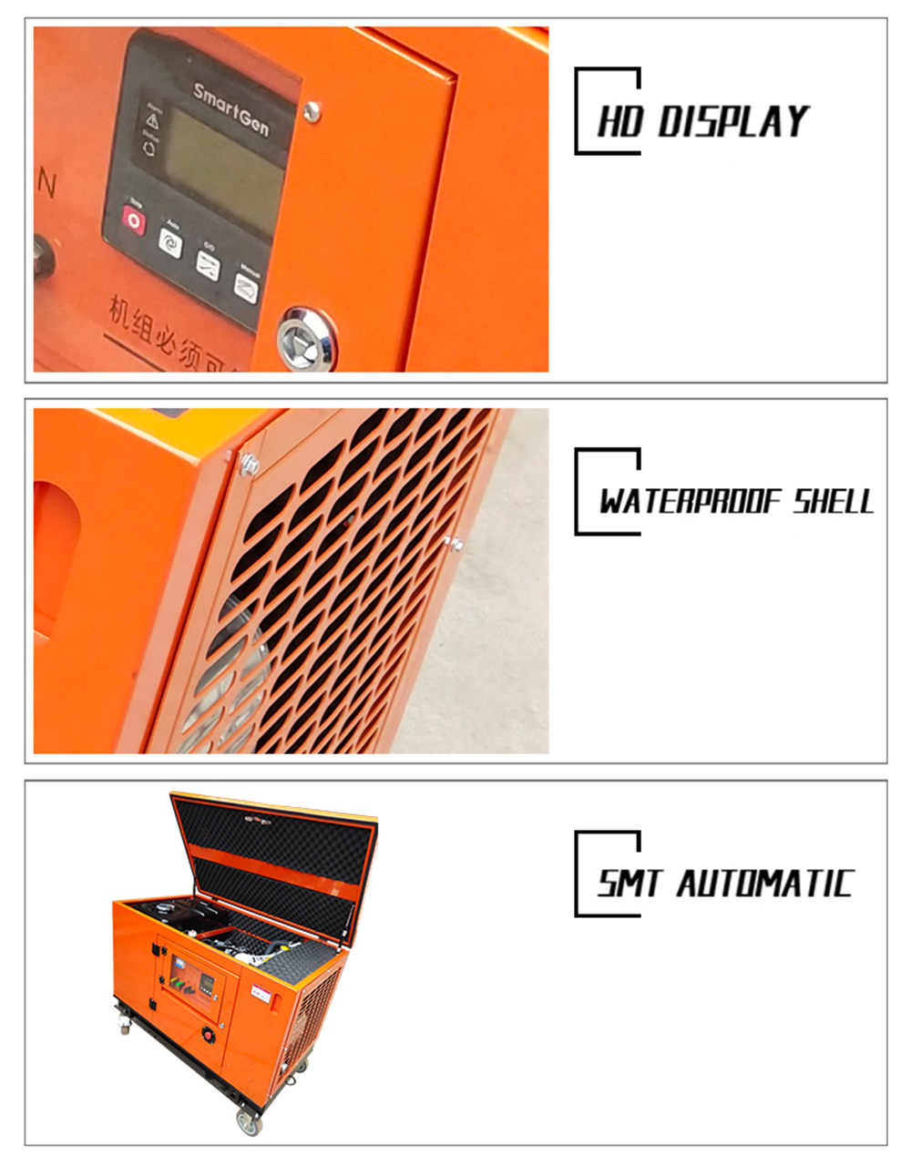 8KW 8kva 9kva 10kva Gas Powered Backup Generator Super Silent Diesel