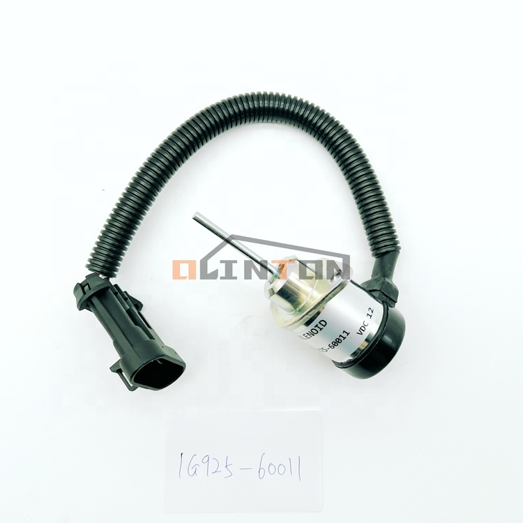 Excavator Flameout Solenoid Valve 1G925-60011 For Engine Shutdown Operation