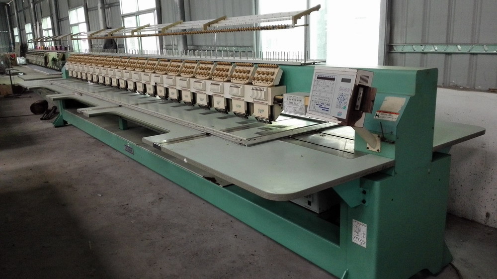 20 Heads 9 Needles Used Tajima Embroidery Machine Second Hand TMFD-G920