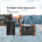 230V 1000W Portable Solar Generators Photovoltaic Household Solar Generator