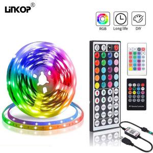 China Usb Dimmable Led Strip Lights Dc 5v 90leds Smd5050 Bluetooth Smart 5 Meter wholesale