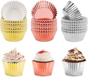 China Muffin Liner Paper Baking Cup Mold Aluminum Foil Cupcake Greaseproof wholesale