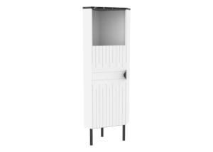 China 118cm High 30cm Wide MDF Bathroom Storage Shelf For Shampoos wholesale
