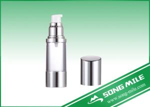 China 30ml 50ml 80ml 100ml 120ml Matte Silver Aluminum Airless Bottle wholesale