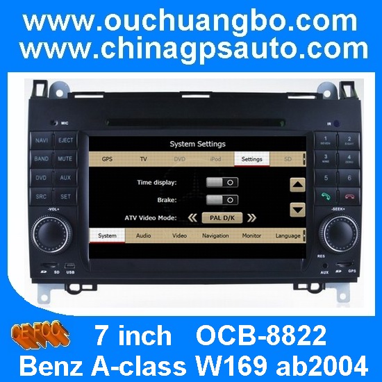 Car multimedia bluetooth USB for Mercedes Benz A-class W169 with iPod RDS CD player OCB-8822