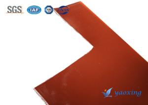 China One Side Silicone Rubber Coated Fiberglass Fabric Smooth Surface wholesale