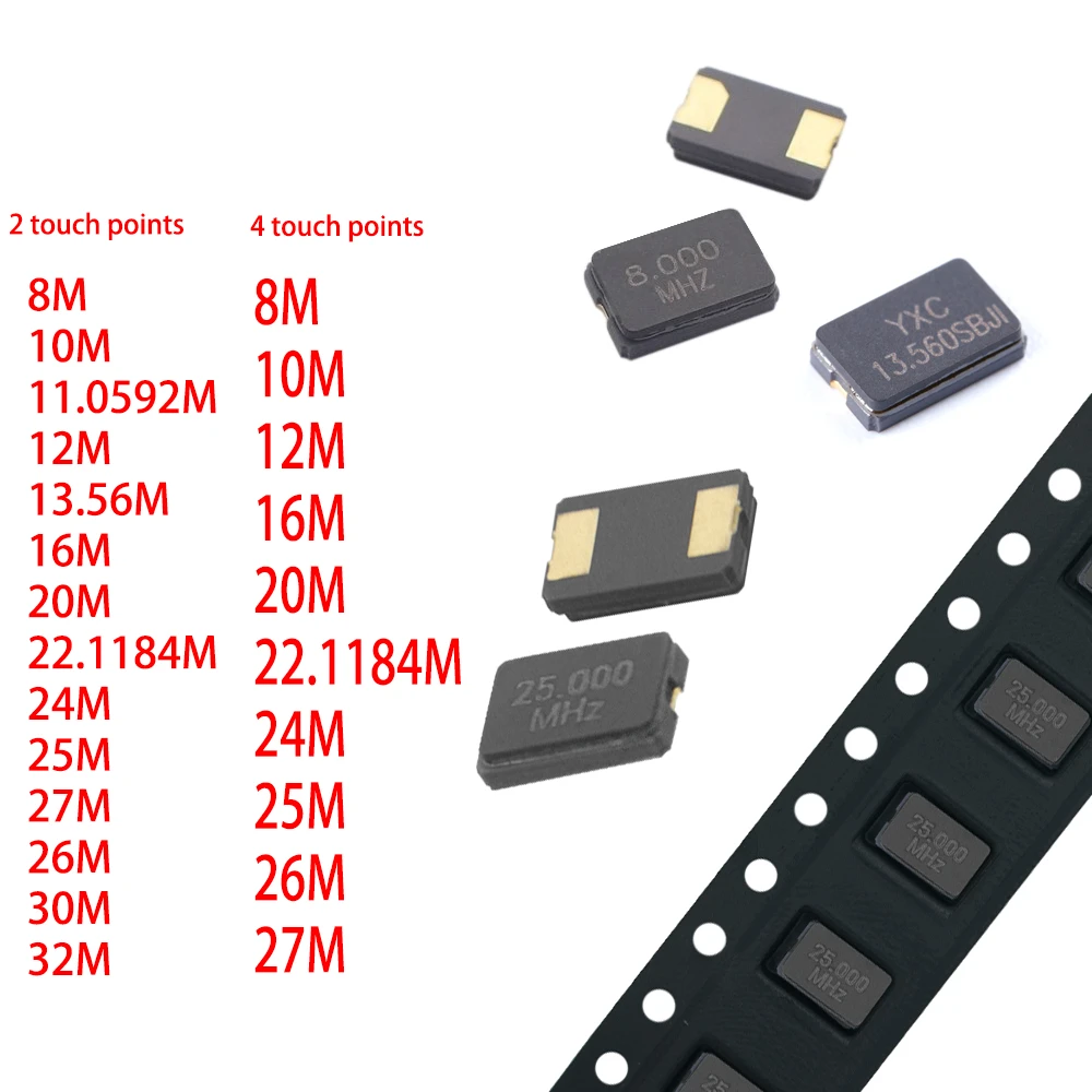 Crystal Oscillator X49SD12288MSD2SC YXC HC 49S Xtal DIP 2 Pin 20pF 20PPM 4.332MHz Quartz Crystal Oscillator