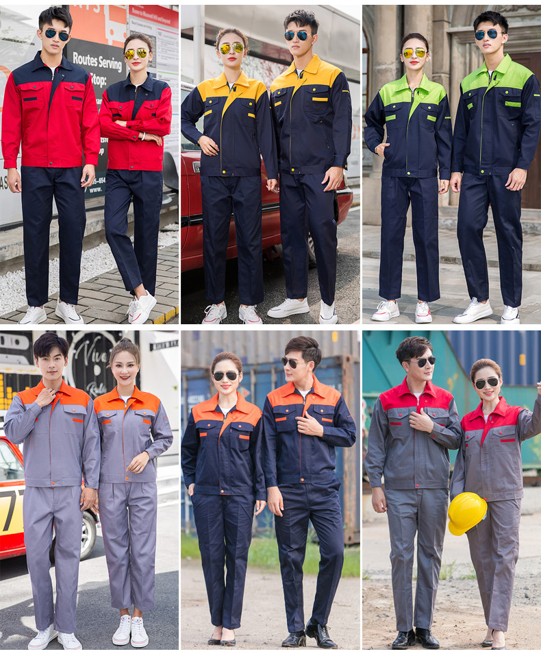 Workshop Clothing Uniforms Mechanic Service Workwear with 65% Polyester /35% Cotton