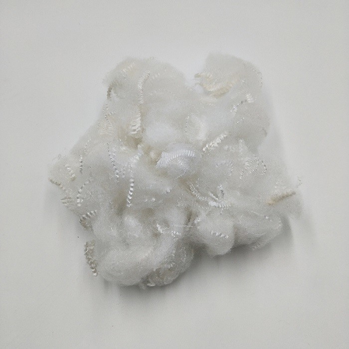Dyed Virgin Polyester Staple Fiber , Fire Retardant Polyester Short Cut Fiber