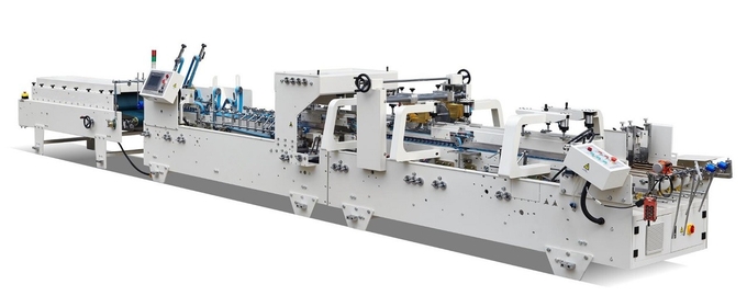 Automatic Large Straight Line Box Folder Gluer, Straight Line Box Folding + Gluing, common box