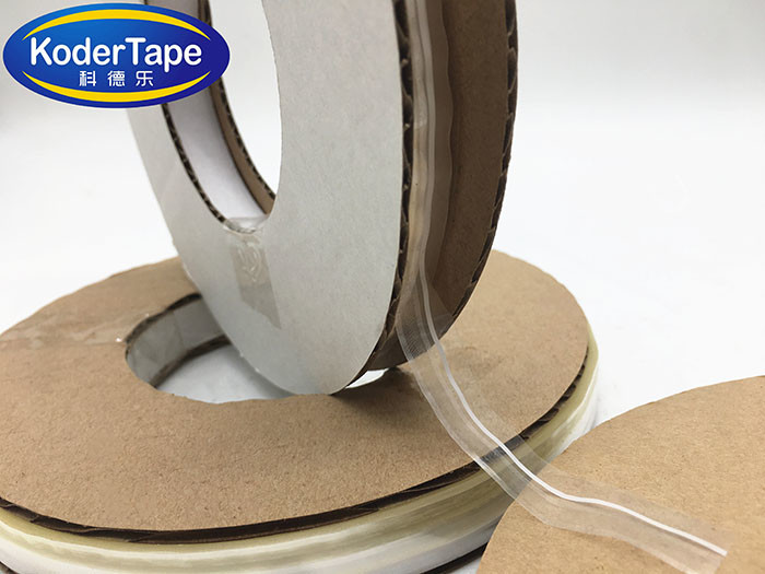 Clear Removable Double Sided Adhesive 73 Micron Bag Sealing Tape