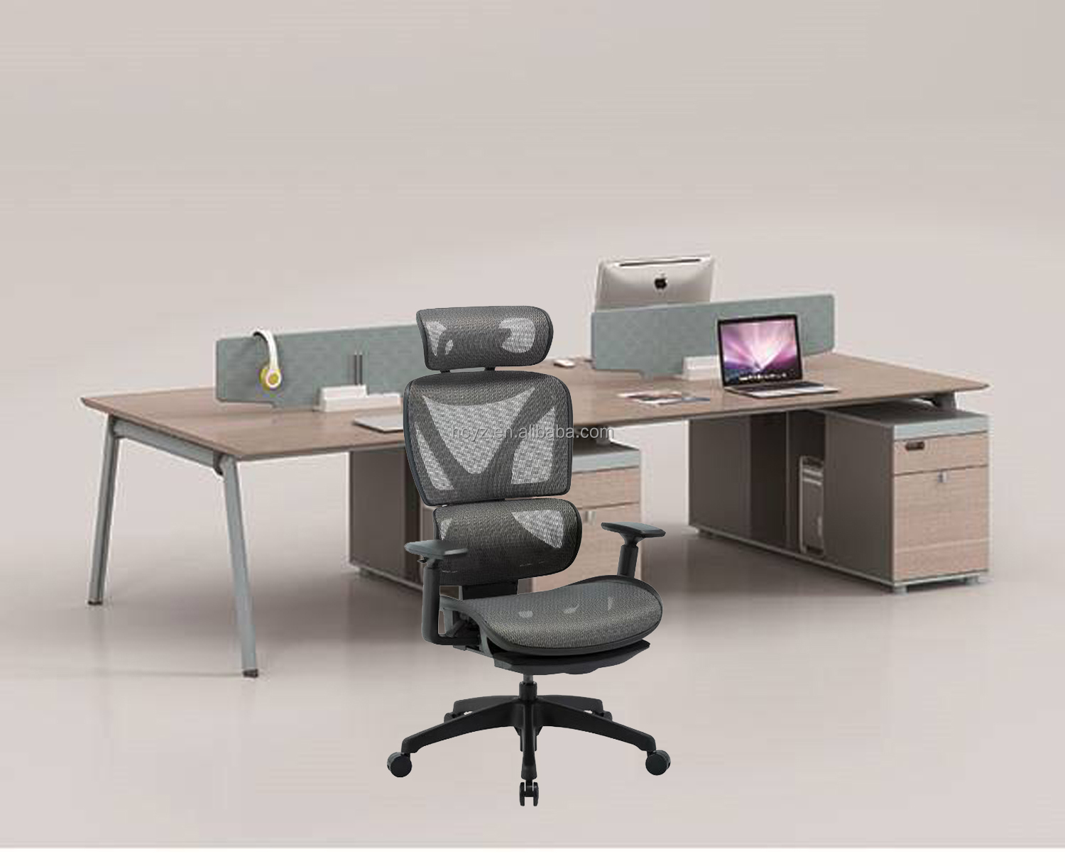 Office Mesh Fabric Executive Chair with Ergonomic Design and Revolving Function