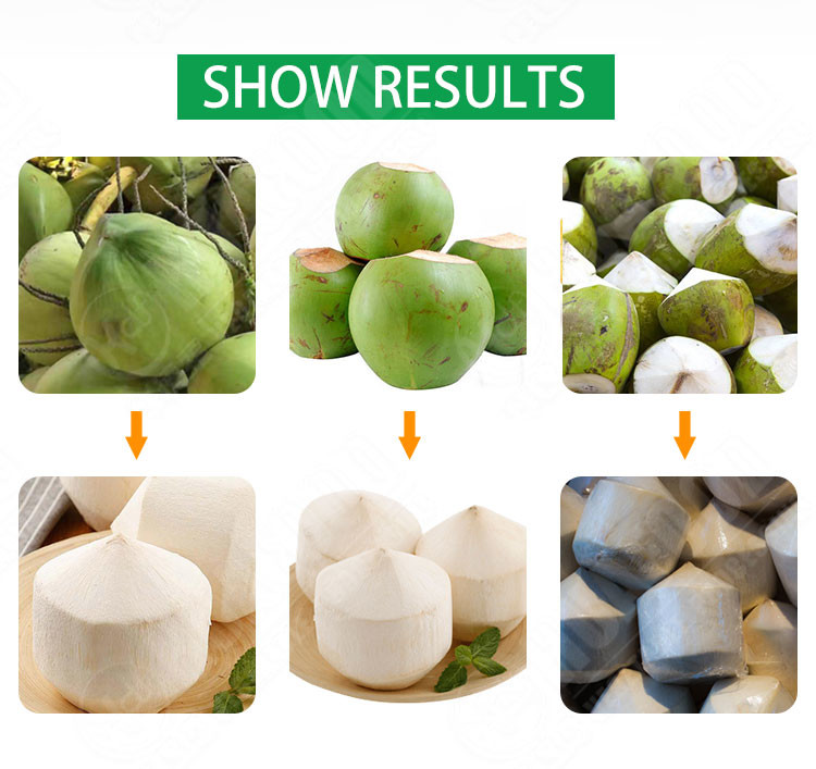 Shell Bottom Mobile Peeling Coconut Cutting Machine Green Tender Tool Fresh Machine