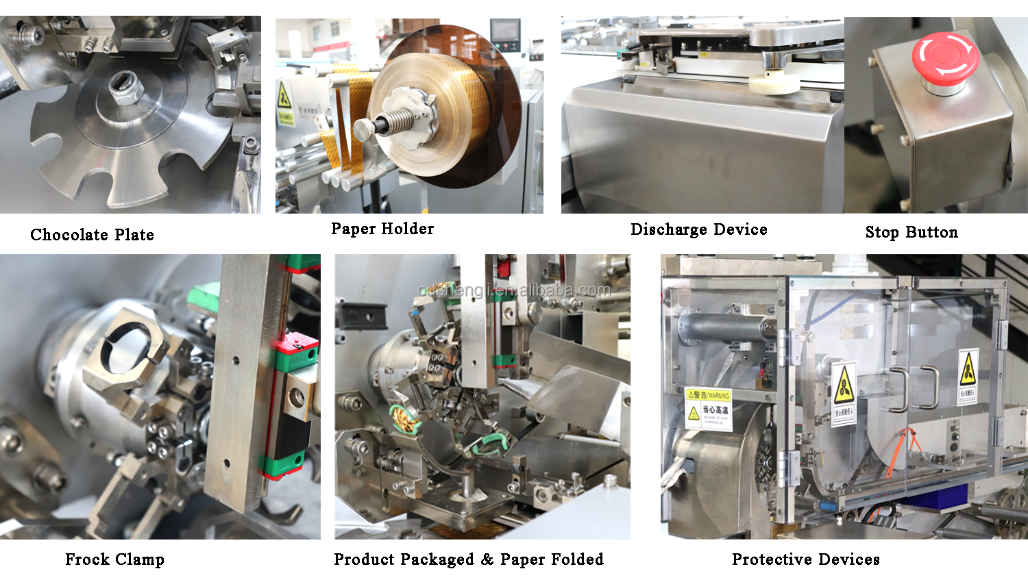 Electric Driven Vienna Style Chocolate Wrapping Machine 300ppm Belt Packaging Machine