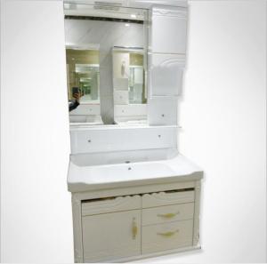 China 80 X48/cm PVC bathroom cabinet / wall cabinet / hung cabinet / white color for bathroom wholesale