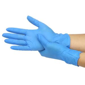 China Chlorinated Hospital Grade Biodegradable Medical Gloves Diamond Texture wholesale