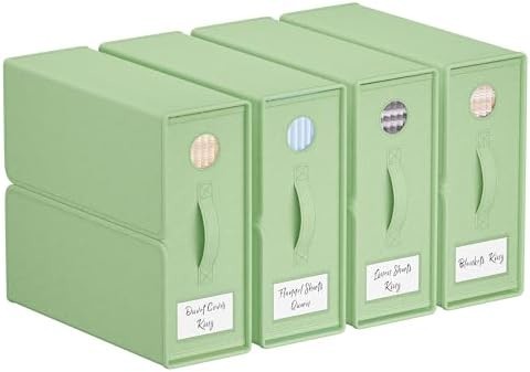 Sheet Organizers And Storage, 4-Pack, Queen/King Size (Grey), Bed Sheet