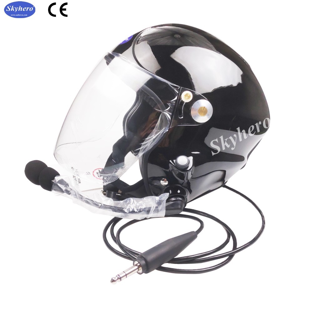 GD-K01-S6 and GD-G-S6 Paramotor helmet with intercom Paratrike intercom systercom autogyro helmet Open Cockpits helmet