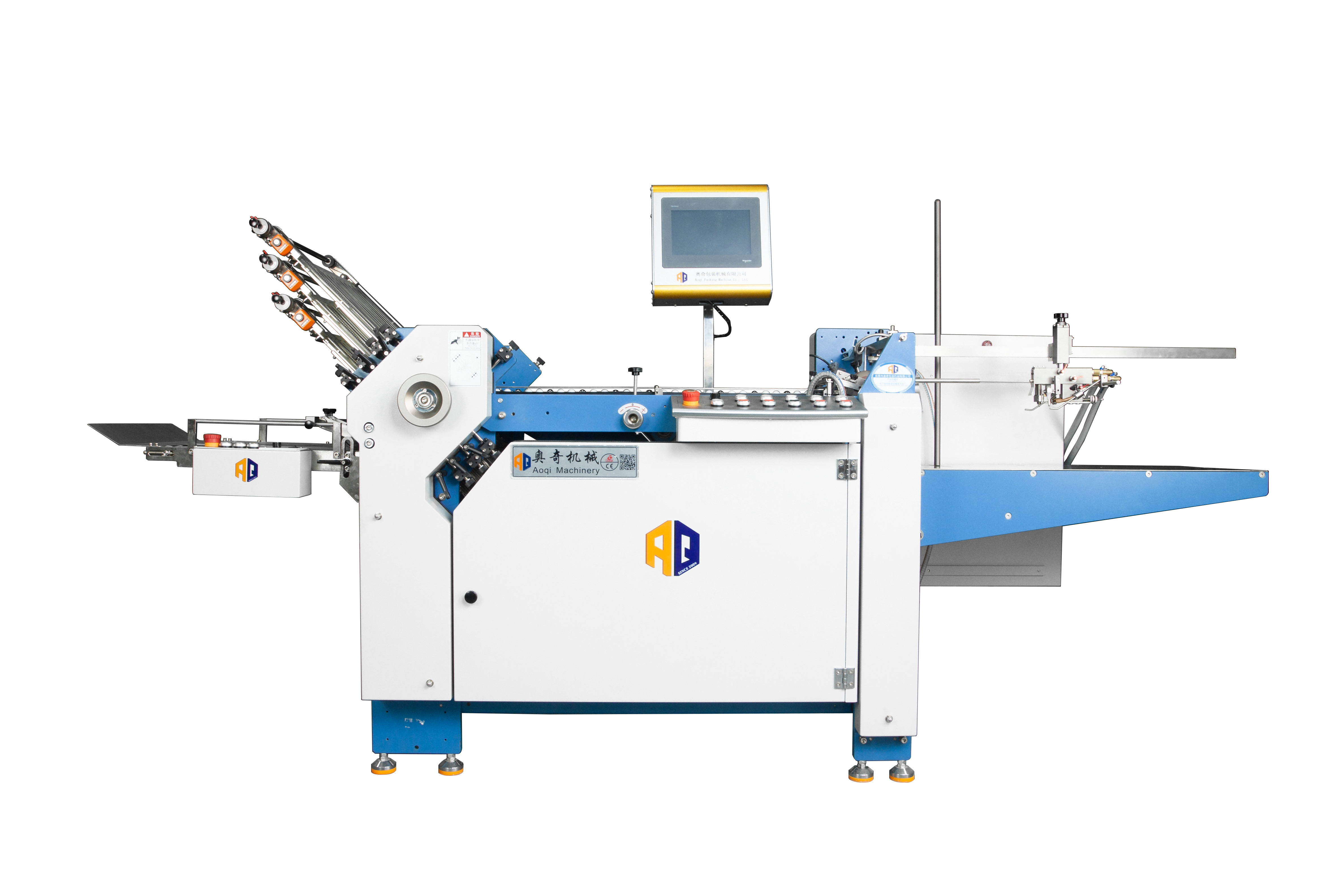 Durable Industrial Paper Folding Machine With Width 480mm 6 Buckle Plate For Industry Use